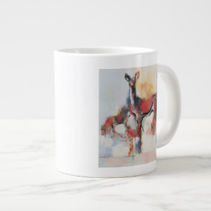 Hinds in Winter 1995 Jumbo-Tasse