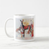 Hinds in Winter 1995 Kaffeetasse (Links)