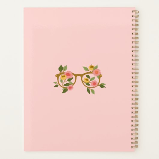 Hindsight: 22 Brillen & Florals Planer (Rückseite)