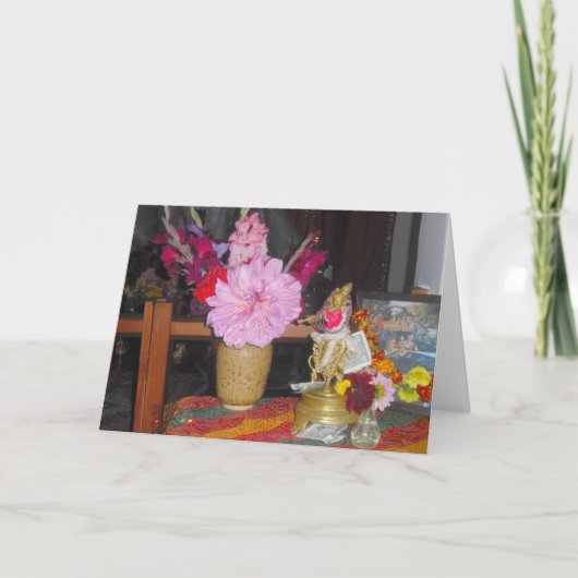 Hindu Alter Card Karte (Vorderseite)