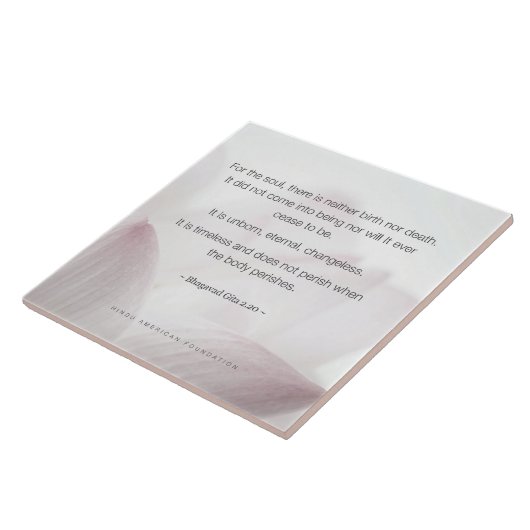 Hindu Bereavement Keepake Fliese (Seite)