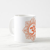 HINDU - BUDDHA-SYMBOLE OM, OHM KAFFEETASSE (Vorderseite Links)