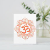 HINDU - BUDDHA SYMBOLS OM,OHM POSTKARTE (Stehend Vorderseite)