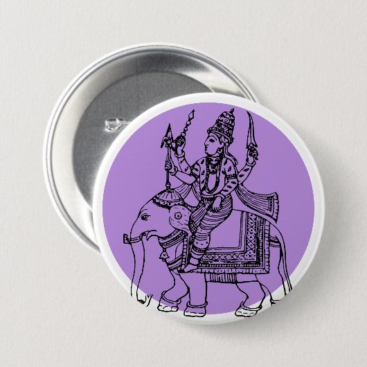 Hindu Button (Vorne & Hinten)