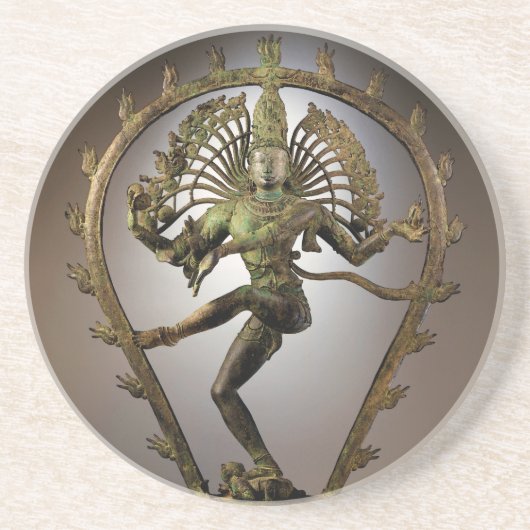 Hindu Deity Shiva Tamil der Zerstörer Transformer Getränkeuntersetzer (Vorne)