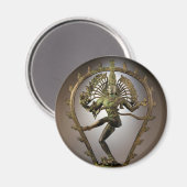 Hindu Deity Shiva Tamil der Zerstörer Transformer Magnet (Vorderseite/Rückseite)