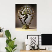 Hindu Deity Shiva Tamil der Zerstörer Transformer Poster (Heimbüro)