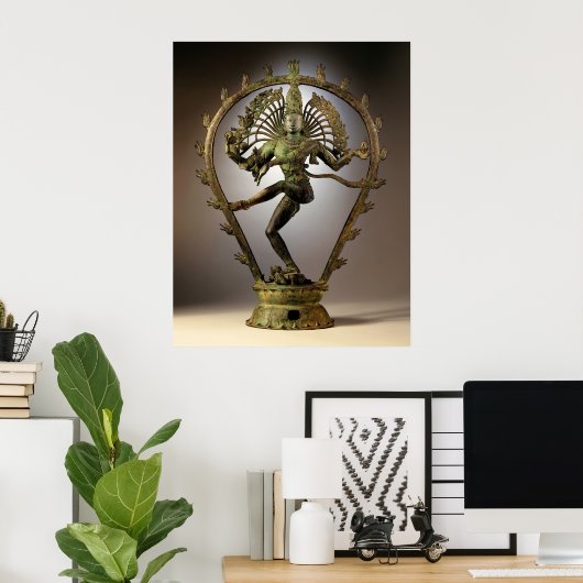 Hindu Deity Shiva Tamil der Zerstörer Transformer Poster (Heimbüro)