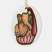 Hindu Ganesh Keramikornament (Rechts)