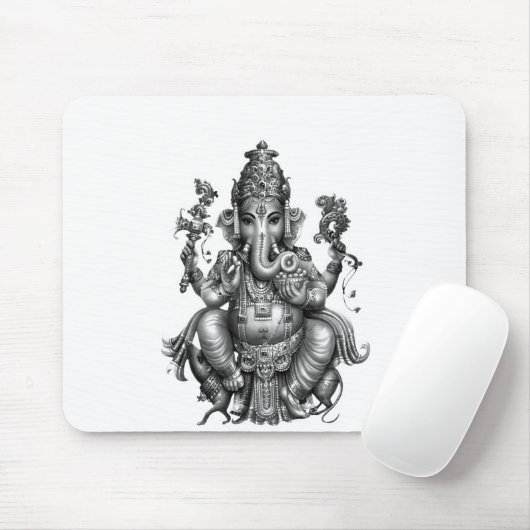 Hindu Ganesh Mousepad (Mit Mouse)