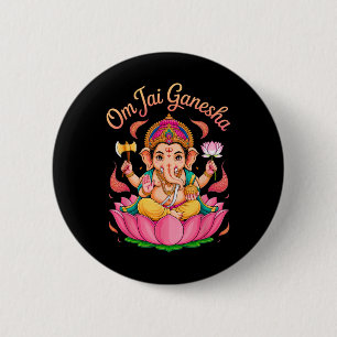 Hindu Ganesha Puja Elefantengott Indien Meditation Button
