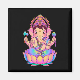 Hindu Ganesha Puja Elefantengott Indien Meditation Magnet