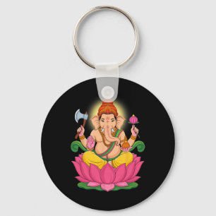Hindu Ganesha Puja Elefantengott Indien Meditation Schlüsselanhänger
