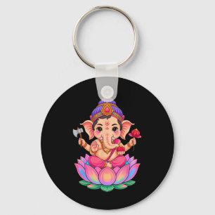 Hindu Ganesha Puja Elefantengott Indien Meditation Schlüsselanhänger
