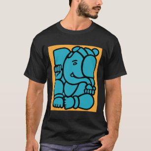 Hindu Ganesha Puja Elefantengott Yoga Meditation M T-Shirt