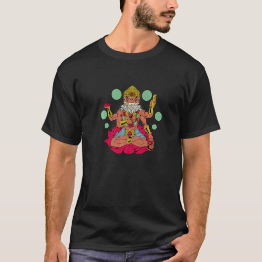 Hindu God Brahma T-Shirt (Vorderseite)