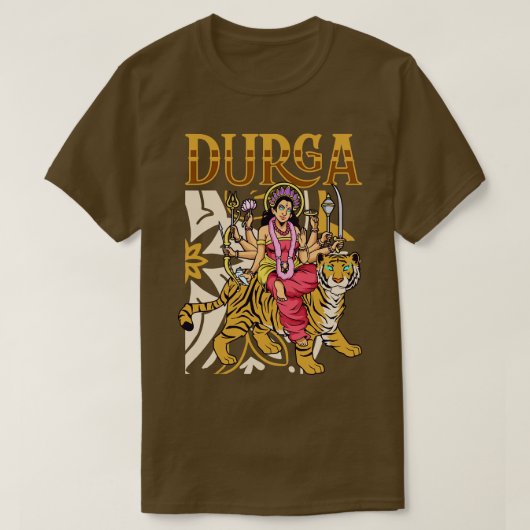 Hindu God Durga T-Shirt (Design vorne)