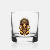 Hindu God Ganesh / Ganesha Whiskyglas (Rückseite)