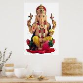 Hindu God Ganesh Poster (Küche)