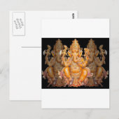 Hindu God Ganesh Postkarte (Vorne/Hinten)