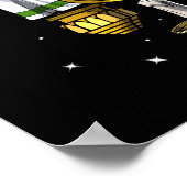 Hindu God Hanuman Poster (Ecke)