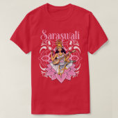Hindu God Saraswati T-Shirt (Design vorne)