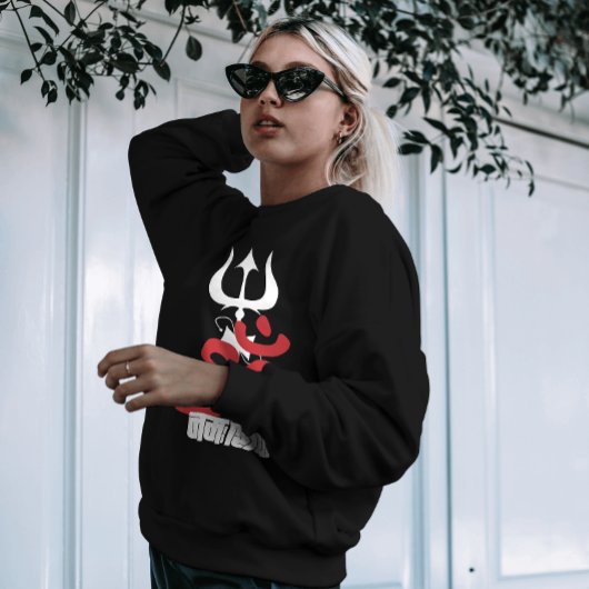 Hindu God Shiva Om Namah Shivay mit Trident OM Sweatshirt
