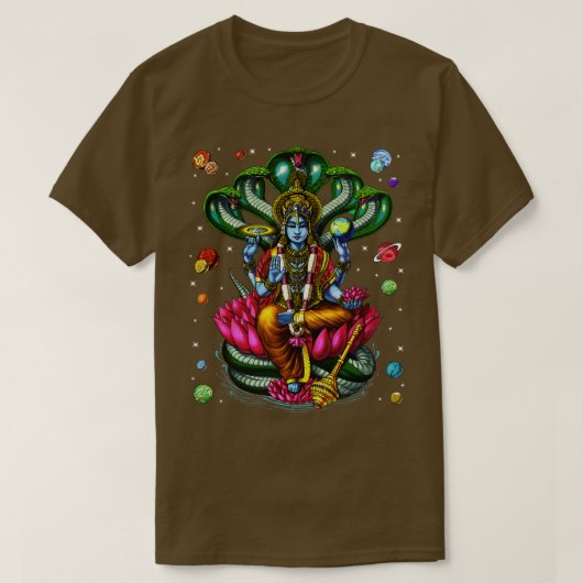 Hindu God Vishnu T-Shirt (Design vorne)