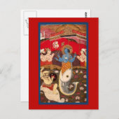 Hindu God Wahrscheinlich Vishnu Postkarte (Vorne/Hinten)