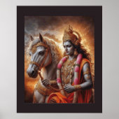 Hindu God with Horse - Poster (Vorne)