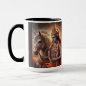 Hindu God with Horse - Tasse (Links)