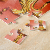 Hindu Goddeß Durga Tiger Puzzle (Seite)