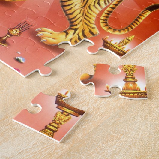 Hindu Goddeß Durga Tiger Puzzle (Seite)