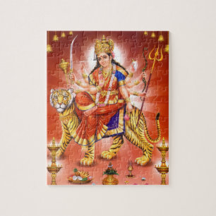 Hindu Goddeß Durga Tiger Puzzle