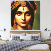 Hindu Goddess Indrani - Venus Leinwanddruck (Insitu (Schlafzimmer))