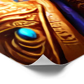 Hindu Goddess Kali | AI Art Poster (Ecke)