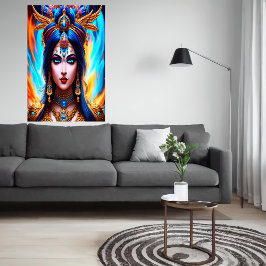 Hindu Goddess Kali | AI Art Poster