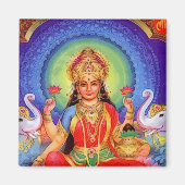 Hindu Goddess Lakshmi Maa Magnet (Vorne)