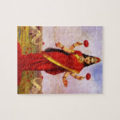 Hindu Goddess Lakshmi von Raja Ravi Varma Puzzle (Horizontal)