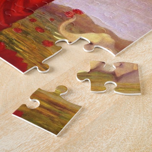 Hindu Goddess Lakshmi von Raja Ravi Varma Puzzle (Seite)