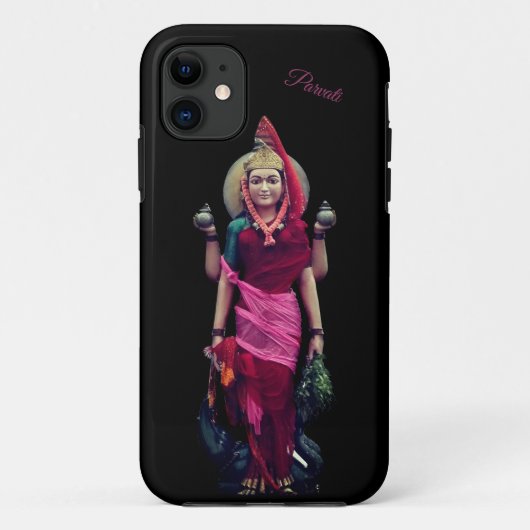 Hindu Goddess Phone Case mit/ohne Namen oder Initi (Rückseite)