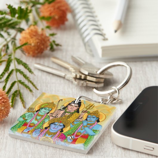 Hindu Gods Keychain Schlüsselanhänger (Vorderseite rechts)