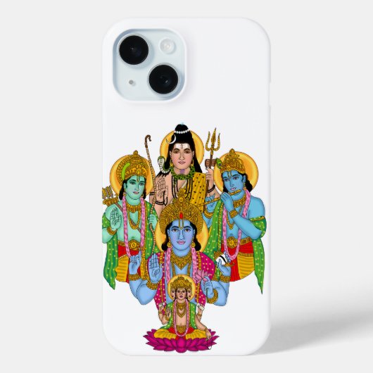Hindu Gods Phone Cover (Rückseite)