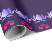 Hindu Gott Ganesha und indische Symbole in der Str Geschenkpapier (Rolleneckpunkt)