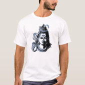 Hindu Gott Mahadev Lord Shiva Segnungen T-Shirt (Vorderseite)