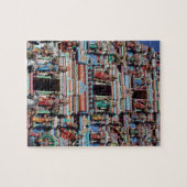 Hindu Gottheiten und Götter auf Tempel Gopuram Puzzle (Horizontal)