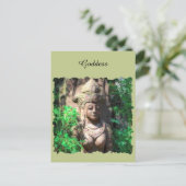 Hindu-Göttin im Dschungel-Postkarte Postkarte (Stehend Vorderseite)
