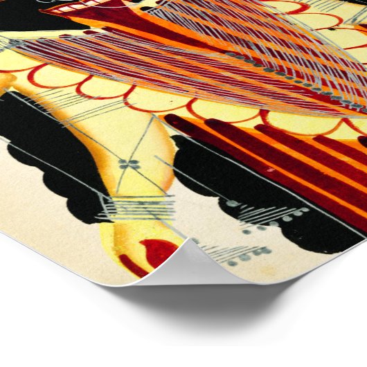 Hindu-Göttin Kali Poster (Ecke)