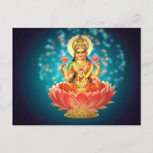 Hindu-Göttin Postkarte (Vorderseite)