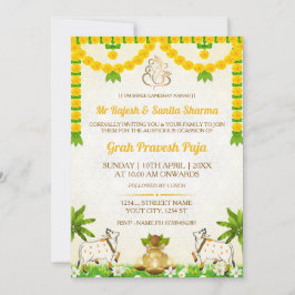 Hindu Graha Pravesh Puja Einladungskarte Einladung